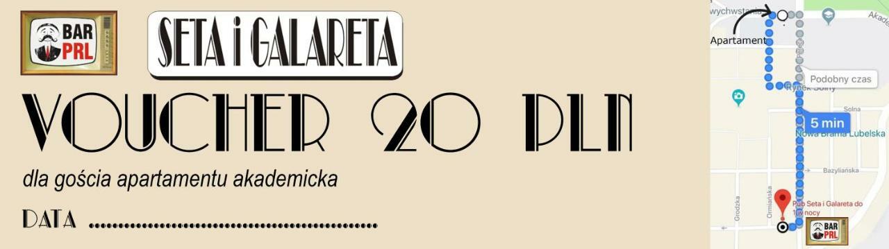 Apartament Akademicka Zamosc  Ngoại thất bức ảnh